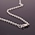 billiga Modehalsband-Herr Dam Hänge Halsband Mode Legering Brun Silver Brun Halsband Smycken Till Speciellt Tillfälle Födelsedag Gåva Dagligen