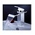 abordables Classiques-Robinet lavabo - Jet pluie Chrome Set de centre Mitigeur un trouBath Taps