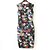 cheap Women&#039;s Dresses-Women&#039;s Print Floral Sheath Dress , Crew Neck Above Knee Polyester / Cotton Blends
