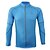 cheap Women&#039;s Cycling Clothing-Arsuxeo Men&#039;s Long Sleeve Cycling Jersey - Light Blue Light Green Solid Color Bike Jersey Top, Breathable Quick Dry Anatomic Design Polyester Elastane / High Elasticity / Reflective Strips