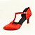 cheap Ballroom Shoes &amp; Modern Dance Shoes-Women&#039;s Modern Shoes / Standard Shoes Satin Buckle High Heel Buckle Customized Heel Customizable Dance Shoes Almond / Nude / Bronze