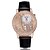 Недорогие Модные часы-Женские Модные часы Наручные часы Кварцевый Имитация Алмазный Позолоченное розовым золотом PU Группа Эйфелева башняЧерный Белый Красный