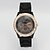 cheap Quartz Watches-Women&#039;s Wrist Watch Quartz Silicone Black Fashion Ladies Casual - Black Red Cream