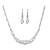 cheap Jewelry Sets-Ladies&#039;/Women&#039;s Alloy Wedding/Party Jewelry Set With Pearl/Rhinestone