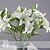 cheap Artificial Flower-Artificial Flowers 1 Branch Simple Style Lilies Tabletop Flower