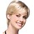 cheap Synthetic Trendy Wigs-Capless Mix Color Extra Short High Quality Natural Curly Hair Synthetic Wig with Side Bang