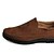お買い得  メンズ・スリッポン＆ローファー-Men&#039;s Shoes Round Toe Flat Heel  Loafers Shoes More Colors available