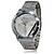 cheap Dress Classic Watches-Men&#039;s Wrist Watch Quartz Casual Watch Stainless Steel Band Analog Charm Silver - Black Silver One Year Battery Life / SODA AG4