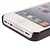זול מוצרי תמונה אישית-מקרה שחור אישית לשמור מקרה עיצוב מתכת רגוע במשך 4 / 4S iPhone