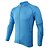 cheap Women&#039;s Cycling Clothing-Arsuxeo Men&#039;s Long Sleeve Cycling Jersey - Light Blue Light Green Solid Color Bike Jersey Top, Breathable Quick Dry Anatomic Design Polyester Elastane / High Elasticity / Reflective Strips