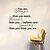 cheap Wall Stickers-Words &amp; Quotes Wall Stickers Plane Wall Stickers Decorative Wall Stickers, Vinyl Home Decoration Wall Decal Wall