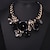 abordables Collier-est coloré en Europe et grand collier de fleurs coûteuse exagérée des femmes