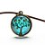 cheap Necklaces-Women&#039;s Pendant Necklace life Tree Ladies Fashion Synthetic Gemstones Leather Resin Blue Necklace Jewelry For Casual Daily Sports
