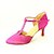 cheap Ballroom Shoes &amp; Modern Dance Shoes-Women&#039;s Modern Shoes / Standard Shoes Satin Buckle High Heel Buckle Customized Heel Customizable Dance Shoes Almond / Nude / Bronze