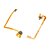 cheap Nintendo 3DS Accessories-3DSXL LR Button Flex Cable Ribbon 2pcs 3DS XL Replacement Repair Part