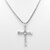cheap Necklaces-Necklace - Cross Silver Necklace For Causal