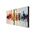 voordelige Abstracte schilderijen-Hang-geschilderd olieverfschilderij Handgeschilderde - Abstract Hedendaags Inclusief Inner Frame / Uitgerekt canvas