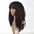 Недорогие Парик из искусственных волос без шапочки-основы-Synthetic Wig Curly Curly With Bangs Wig Long Dark Brown Synthetic Hair 22 inch Women&#039;s Brown