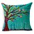 cheap Throw Pillows &amp; Covers-3 pcs Cotton / Linen Pillow Cover, Floral Country