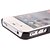 Недорогие Именные фототовары-индивидуальный кейс красный сохранять спокойствие дизайн металлический корпус для iPhone 4 / 4s