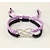 cheap Religious Jewelry-Women&#039;s Charm Bracelet Infinity Ladies Unique Design Fashion Alloy Bracelet Jewelry Black / Purple For Christmas Gifts Wedding Party Casual Daily Sports