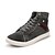 cheap Men&#039;s Sneakers-Men&#039;s Spring Summer Fall Winter Canvas Casual Flat Heel Black Blue Gray