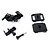 cheap Tripods, Monopods &amp; Accessories-Multi-purpose Outdoor Sports ABS Clamp Mount Set for GoPro Hero 3 / 2 - Black
