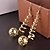 cheap Earrings-Women&#039;s Fashion Hollow Out Ball Drop Alloy Drop Earrings(Golden,Silver)(1 Pair)