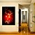 levne Reprodukce maleb-LED Kanvas Sanat Fantazie Botanický motiv Jeden panel Grafika Wall Decor Home dekorace