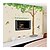 cheap Wall Stickers-Landscape / Christmas Decorations / Florals Wall Stickers Plane Wall Stickers Decorative Wall Stickers, PVC(PolyVinyl Chloride) Home Decoration Wall Decal Wall Decoration / Removable