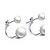 olcso Fülbevalók-Női Fehér Gyöngy Beszúrós fülbevalók Függők Ezüst Fülbevaló Ékszerek Fehér Kompatibilitás 1db