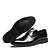 halpa Miesten Oxford-kengät-Miesten kengät Kiiltonahka Kevät / Kesä / Syksy muodollinen Kengät Oxford-kengät Musta / Ruskea / Juhlat