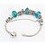 cheap Bracelets-Women&#039;s Charm Bracelet Ladies Unique Design Fashion European Rhinestone Bracelet Jewelry Silver-Blue For Christmas Gifts