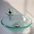 preiswerte Waschschalen-Waschbecken für Badezimmer / Armatur für Badezimmer / Einbauring für Badezimmer Moderne - Hartglas Rundförmig