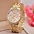 cheap Fashion Watches-Women&#039;s Wrist Watch Imitation Diamond Stainless Steel Band Charm / Casual Black