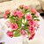 cheap Artificial Flower-7.9&quot;L Set of 1 Noble 21 Heads Multicolor Diamond Roses Silk Cloth Flowers