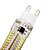 abordables Ampoules LED double broche-1pc 6 W Ampoules Maïs LED 600 lm G9 T 104 Perles LED SMD 3014 Blanc Chaud Blanc Froid 220-240 V