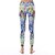 abordables Vêtements-Yokaland Three-Dimensional Cut Slim Fit Yoga Capri With Flower Print
