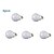 olcso Izzók-5pcs LED gömbbúrás izzók 400-500 lm E26 / E27 A60(A19) 18 LED gyöngyök SMD 2835 Meleg fehér 220-240 V / 5 db. / RoHs