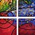 olcso Absztrakt festmények-Hang festett olajfestmény Kézzel festett - Absztrakt Kortárs Tartalmazza belső keret / Nyújtott vászon