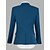 お買い得  スーツ-スーツ スリムフィット スリムノッチドラペル シングルブレスト 一つボタン 3点 ブルー