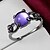 cheap Rings-Women&#039;s Statement Ring Purple Alloy Daily Casual Costume Jewelry