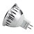 Недорогие Лампы-GU5.3(MR16) Точечное LED освещение MR16 COB 400-450 lm Тёплый белый AC 12 V