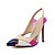 cheap Women&#039;s Sandals-Women&#039;s Leatherette Spring / Summer Stiletto Heel Split Joint Almond / Black