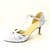 cheap Ballroom Shoes &amp; Modern Dance Shoes-Women&#039;s Dance Shoes Sparkling Glitter / Paillette Modern Shoes / Standard Shoes Buckle High Heel Customized Heel Customizable Silver / Blue / Gold / EU37