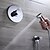 cheap Bidet Faucets-Bathroom Sink Faucet - Self-Cleaning Chrome Handheld bidet Sprayer Two Holes / Single Handle Two HolesBath Taps