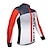 preiswerte Radtrikot Herren-Arsuxeo Herrn Langarm Fahrradtrikot Schwarz / grün Weiss + rot Bule / schwarz Fahhrad Trikot / Radtrikot Oberteile Atmungsaktiv Rasche Trocknung Anatomisches Design Sport 100% Polyester Bergradfahren