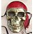 levne Příslušenství-Maska Pirát Festival/Svátek Halloweenské kostýmy Hnědá Tisk Maska Halloween / Karneval / Nový rok Unisex PVC
