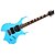 abordables Guitares Electriques-bleu + + + Clé manivelle IRIN reliant souligne la guitare électrique de la flamme + composer + sangles + forfait