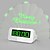voordelige Wekkers-creatieve sector message board lichtgevende plastic elektronische wekker (willekeurige kleur)